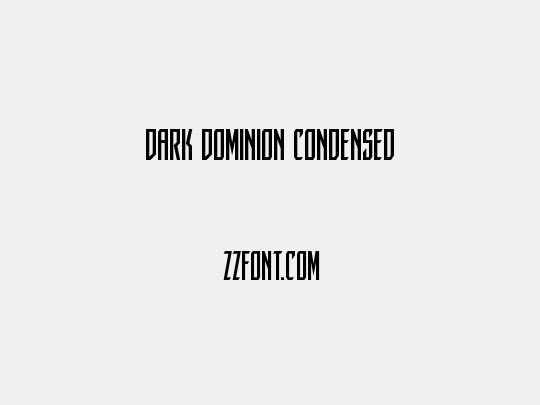 Dark Dominion Condensed