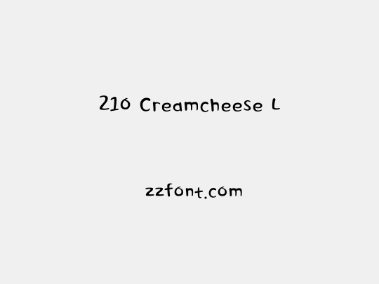 210 Creamcheese L