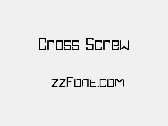 Cross Screw