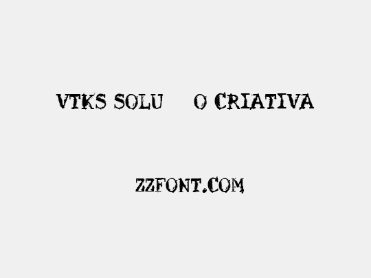 VTKS SOLU«√O CRIATIVA