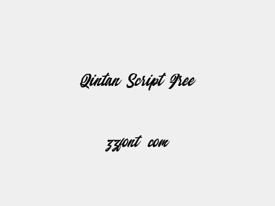 Qintan Script Free