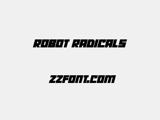 Robot Radicals