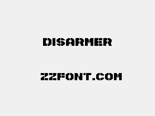 Disarmer