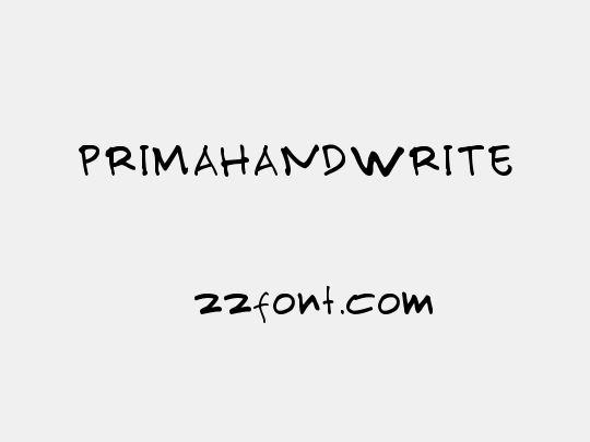 PRIMAHANDWRITE