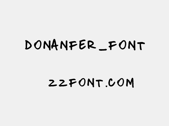 donanfer_font