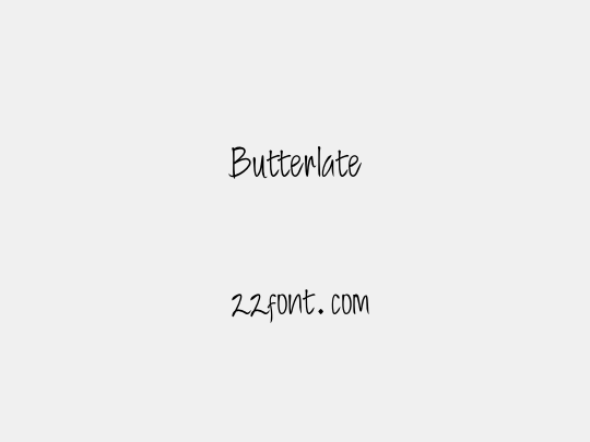 Butterlate