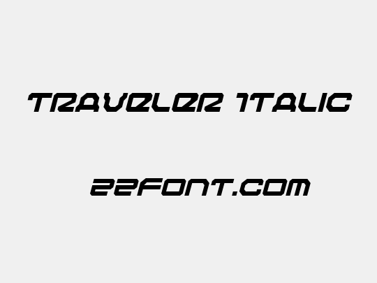 Traveler Italic