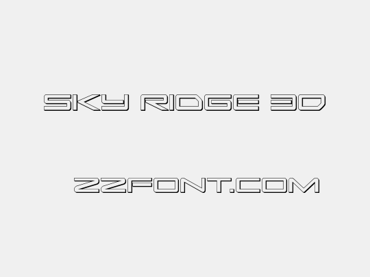 Sky Ridge 3D