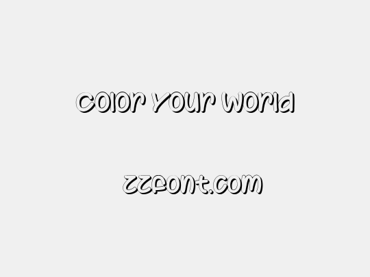 Color Your World