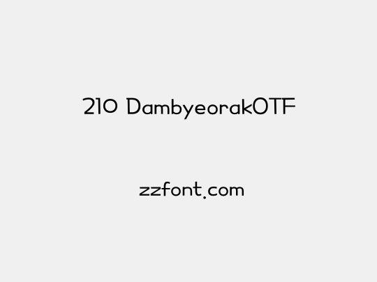 210 DambyeorakOTF