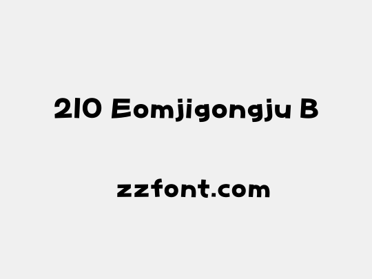 210 Eomjigongju B