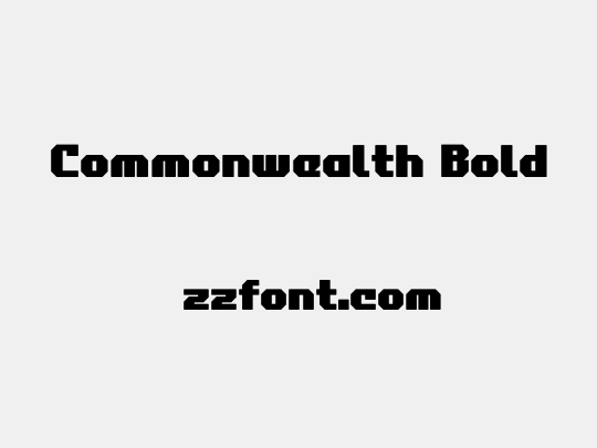 Commonwealth Bold