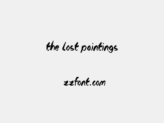 The Lost Paintings