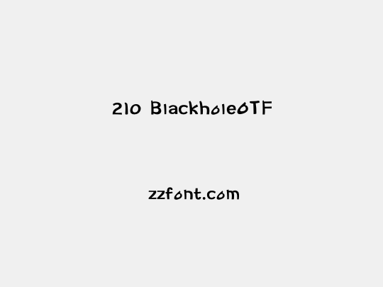 210 BlackholeOTF