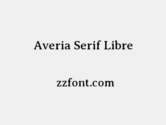 Averia Serif Libre