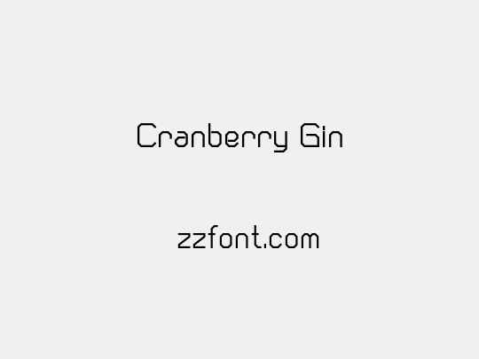 Cranberry Gin