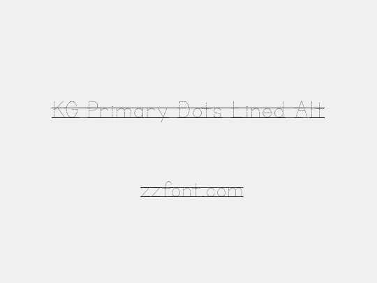 KG Primary Dots Lined Alt