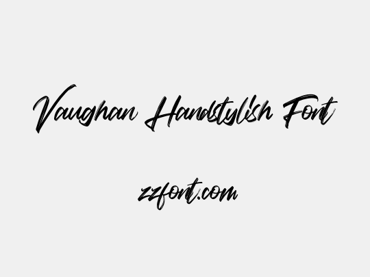 Vaughan Handstylish Font