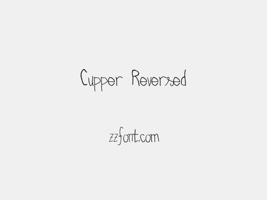 Cupper Reversed