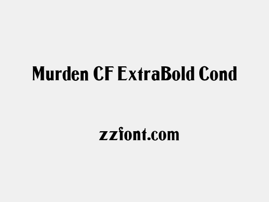 Murden CF ExtraBold Cond