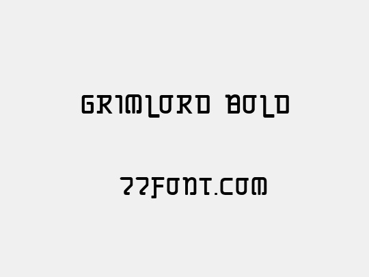 Grimlord Bold