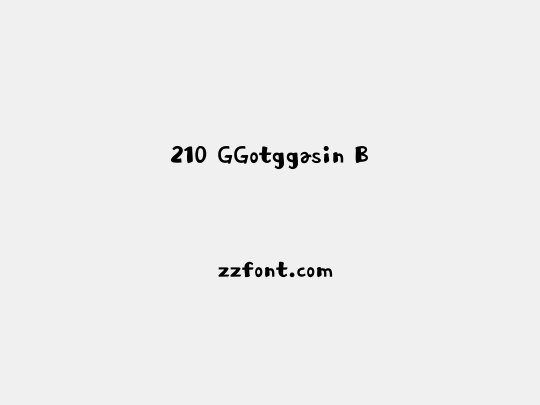 210 GGotggasin B