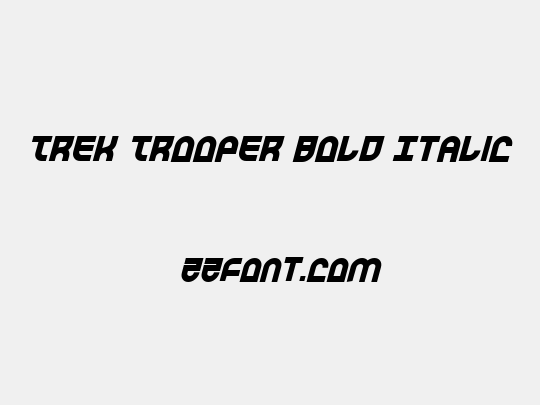 Trek Trooper Bold Italic