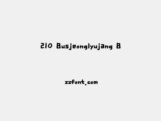 210 Busjeonglyujang B