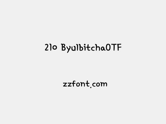 210 ByulbitchaOTF