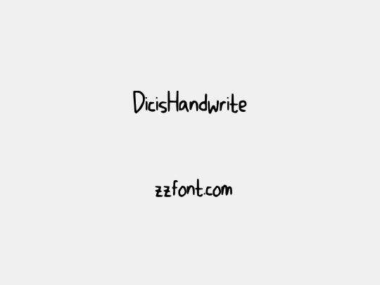 DicisHandwrite