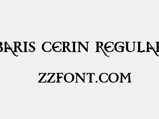 Baris Cerin Regular