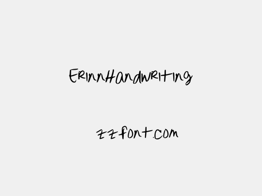 ErinnHandwriting