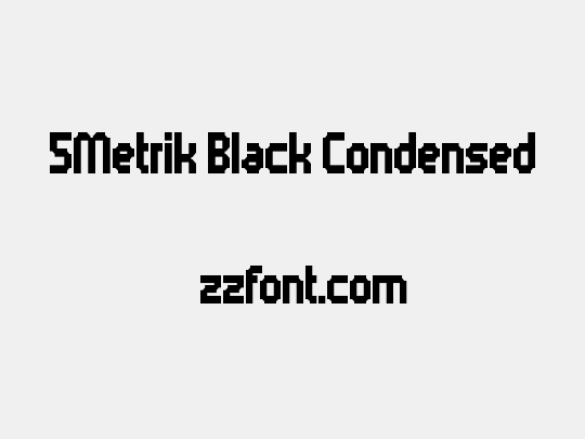 5Metrik Black Condensed