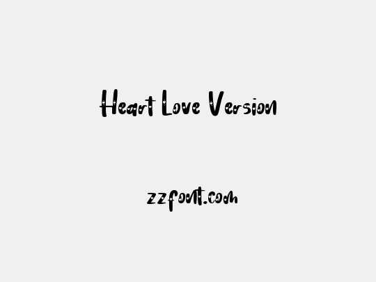 Heart Love Version