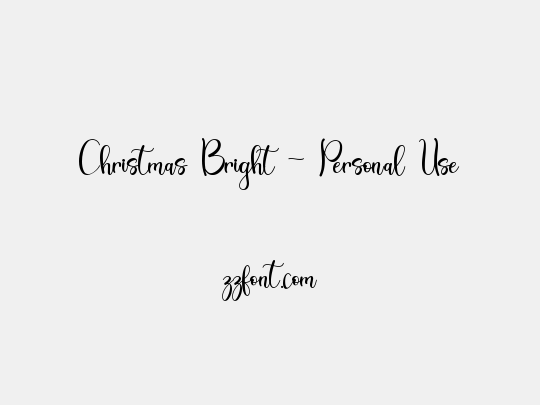 Christmas Bright - Personal Use