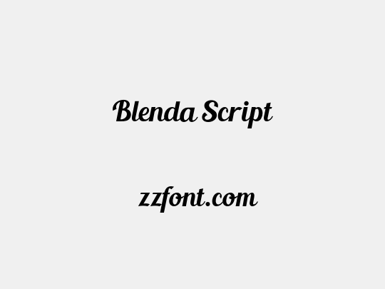 Blenda Script