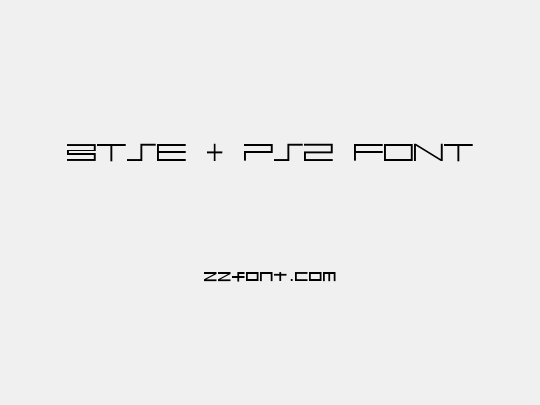 BTSE + PS2 FONT