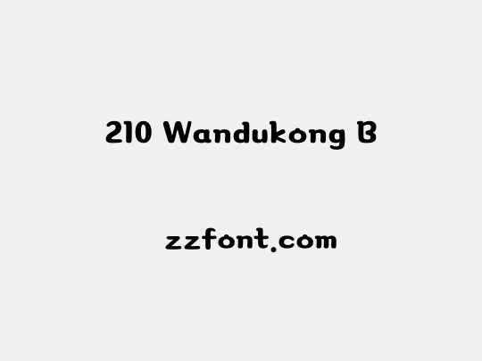 210 Wandukong B