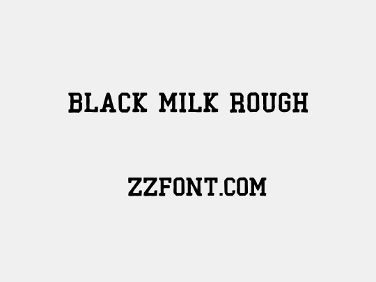 Black Milk Rough