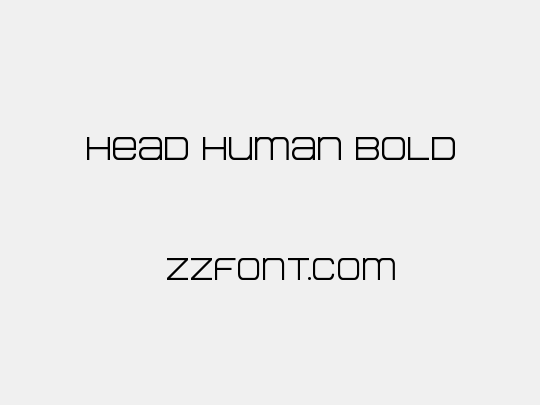 Head Human Bold