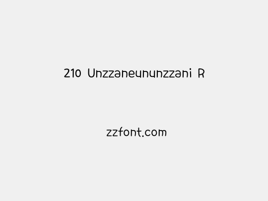 210 Unzzaneununzzani R