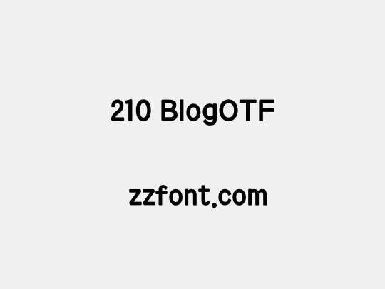 210 BlogOTF