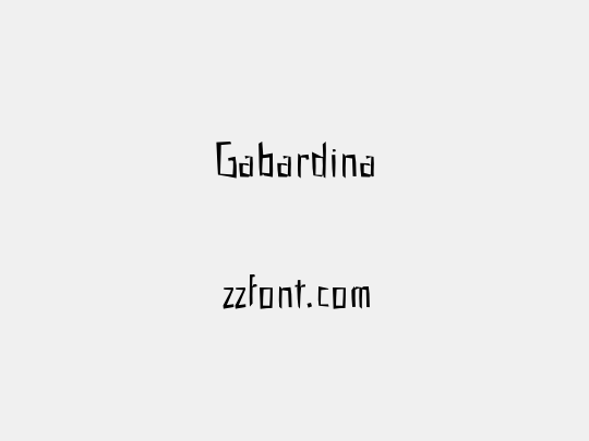 Gabardina