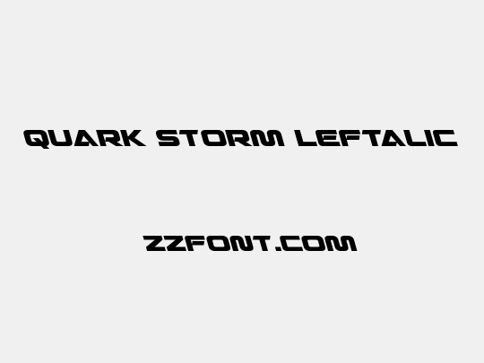 Quark Storm Leftalic