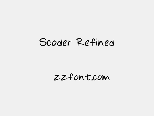 Scoder Refined