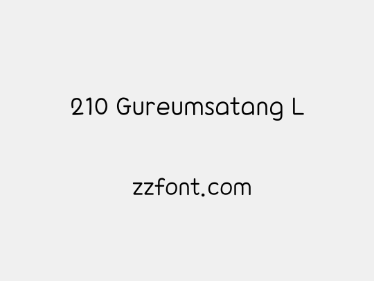 210 Gureumsatang L