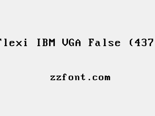 Flexi IBM VGA False (437)