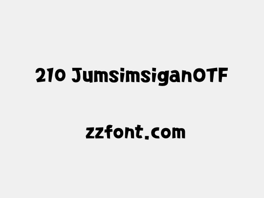 210 JumsimsiganOTF