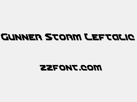 Gunner Storm Leftalic