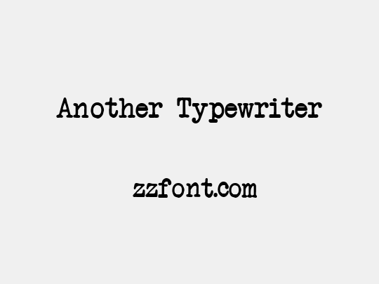 Another Typewriter